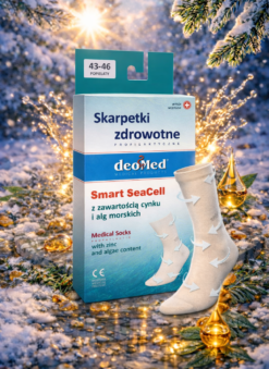 SMART SEACELL – skarpetki zdrowotne z cynkiem i algami morskimi