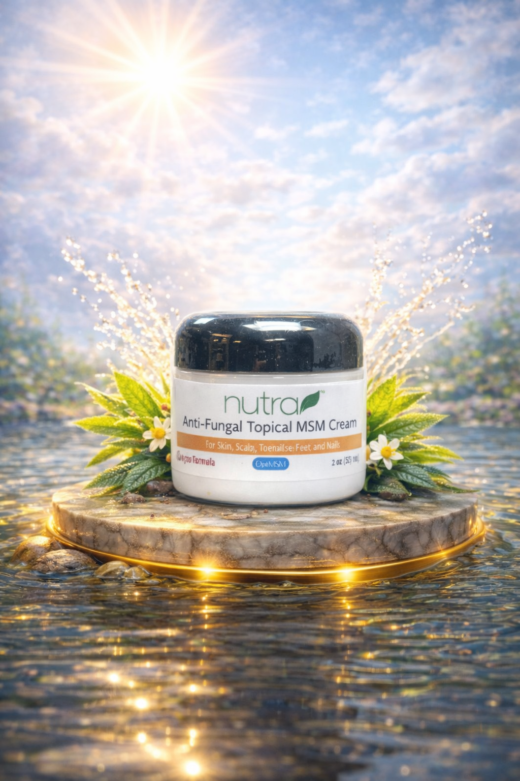 Krem przeciwgrzybiczy Nutra Health z MSM do stosowania miejscowego 2 ml